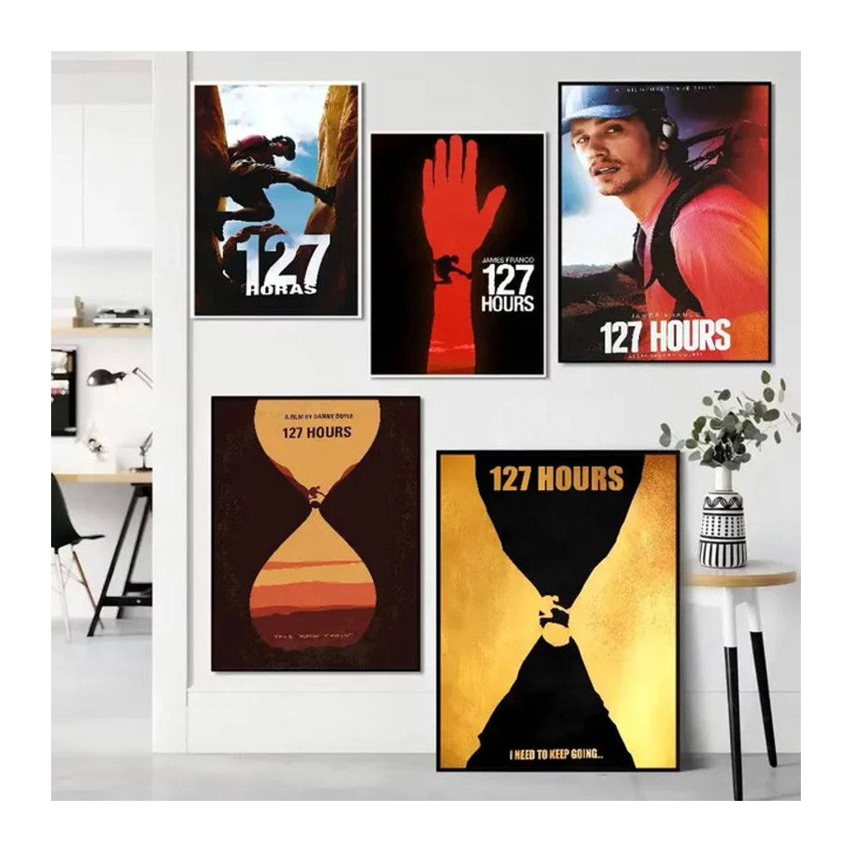 Retro Kraftpapier Poster 127 Stunden Film Aufkleber für Wanddekoration in Mehrfarbig - Bild 1