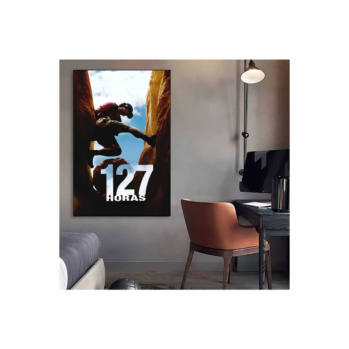 Retro Kraftpapier Poster 127 Stunden Film Aufkleber für Wanddekoration in Mehrfarbig - Bild 7