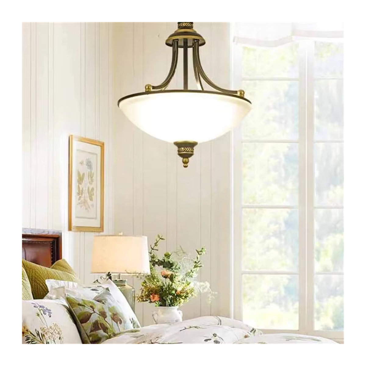 Retro LED Kronleuchter Lava Ball aus Metall in Schwarz für Wohnzimmer und Esszimmer - Bild 3