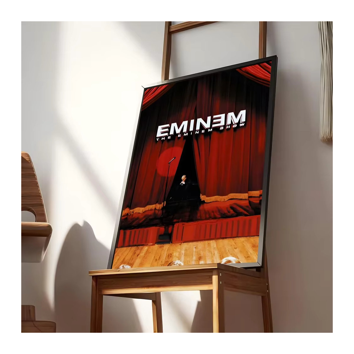 Retro Musik Poster Wanddeko mit Eminem SZA Drake Motiven in Schwarz, Rechteckiges Papier für dein Zimmer oder Café - Bild 3
