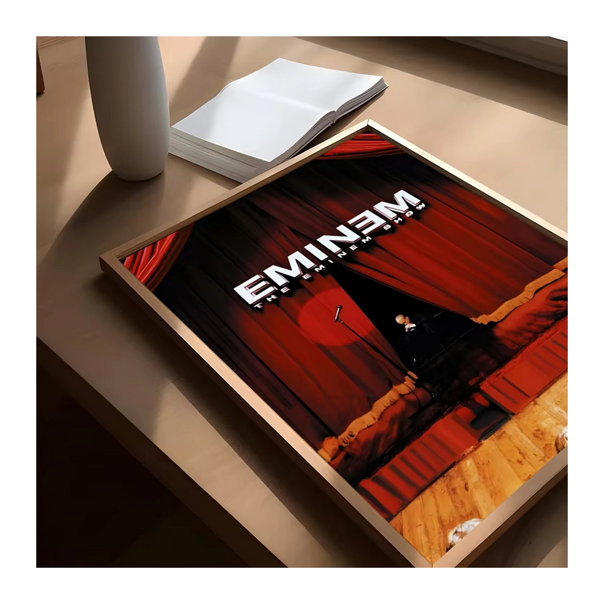 Retro Musik Poster Wanddeko mit Eminem SZA Drake Motiven in Schwarz, Rechteckiges Papier für dein Zimmer oder Café - Bild 4