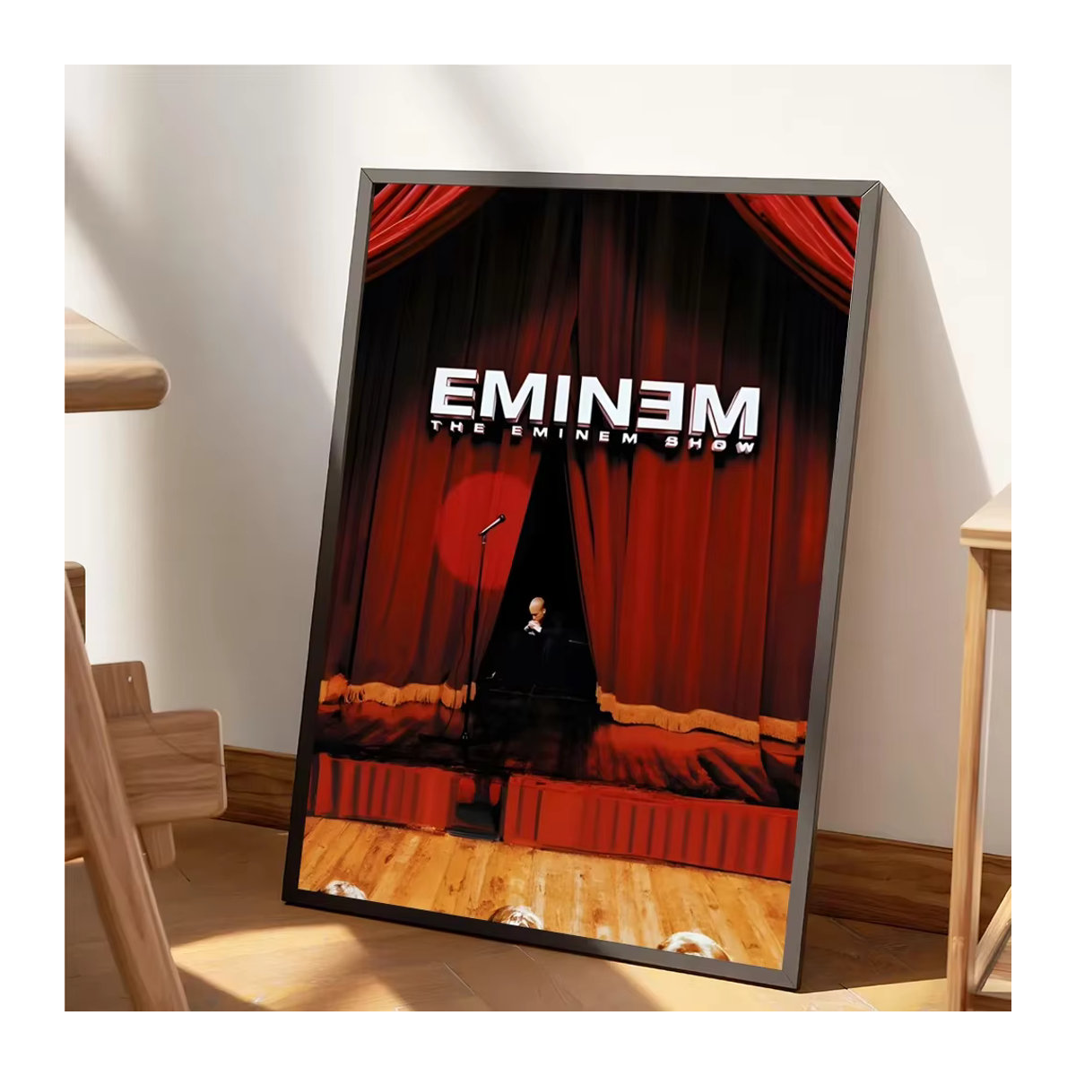 Retro Musik Poster Wanddeko mit Eminem SZA Drake Motiven in Schwarz, Rechteckiges Papier für dein Zimmer oder Café - Bild 6