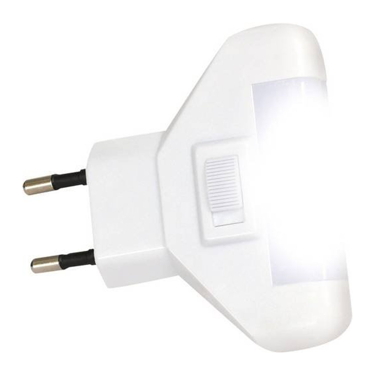 REV-Ritter LED Nachtlicht in Kaltweiß, minimalistische Nachttischlampe aus Kunststoff, Weiß - Bild 1