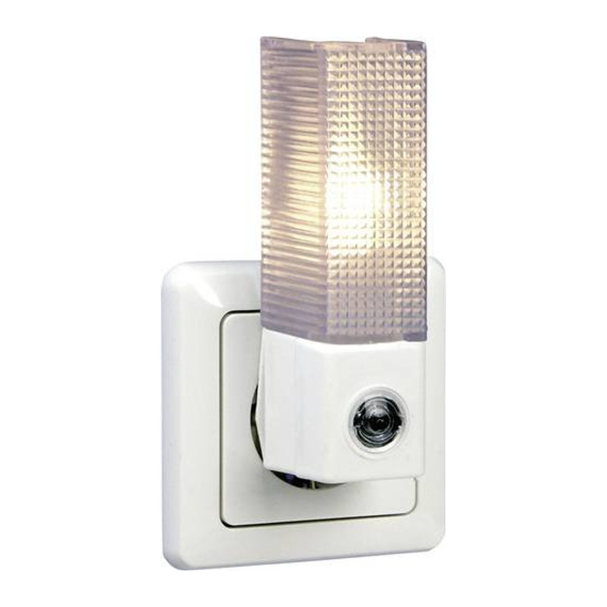 REV-Ritter Nachtlicht mit Dämmerungsautomatik, E14, 5 W, Weiß, B/T/H: 4 x 11 x 7 cm - Bild 1