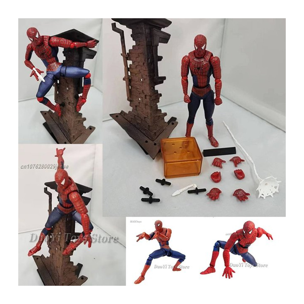 Revolte Yamaguchi Nr. 039 Spiderman weit weg von zu Hause Actionfigur aus Kunststoff, mehrfarbig - Bild 1