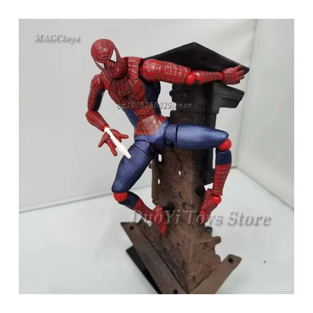 Revolte Yamaguchi Nr. 039 Spiderman weit weg von zu Hause Actionfigur aus Kunststoff, mehrfarbig - Bild 4