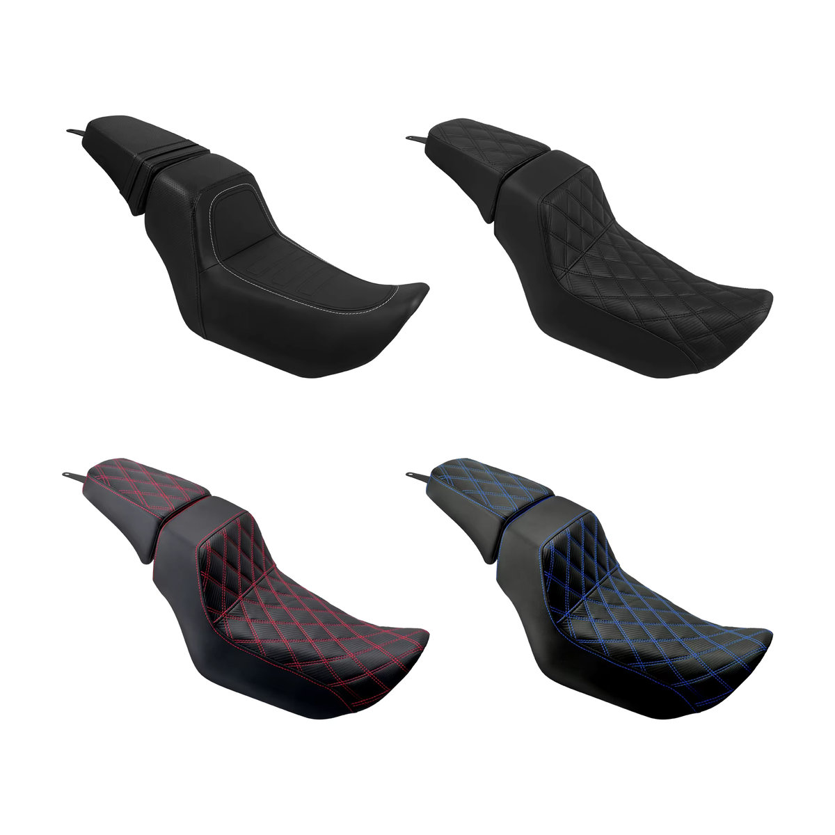 REWMTER Sitzkissen Set für Harley Nightster RH975 und RH975S (2022-2024) für Fahrer und Sozius in Schwarz - Bild 7