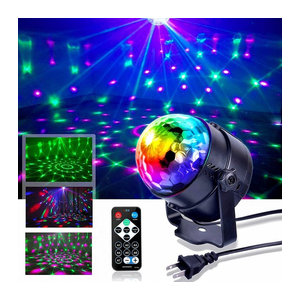 RGB LED Kristall Magic Ball Effektlampe für Party, Disco und Bühne in Rotierenden Farben