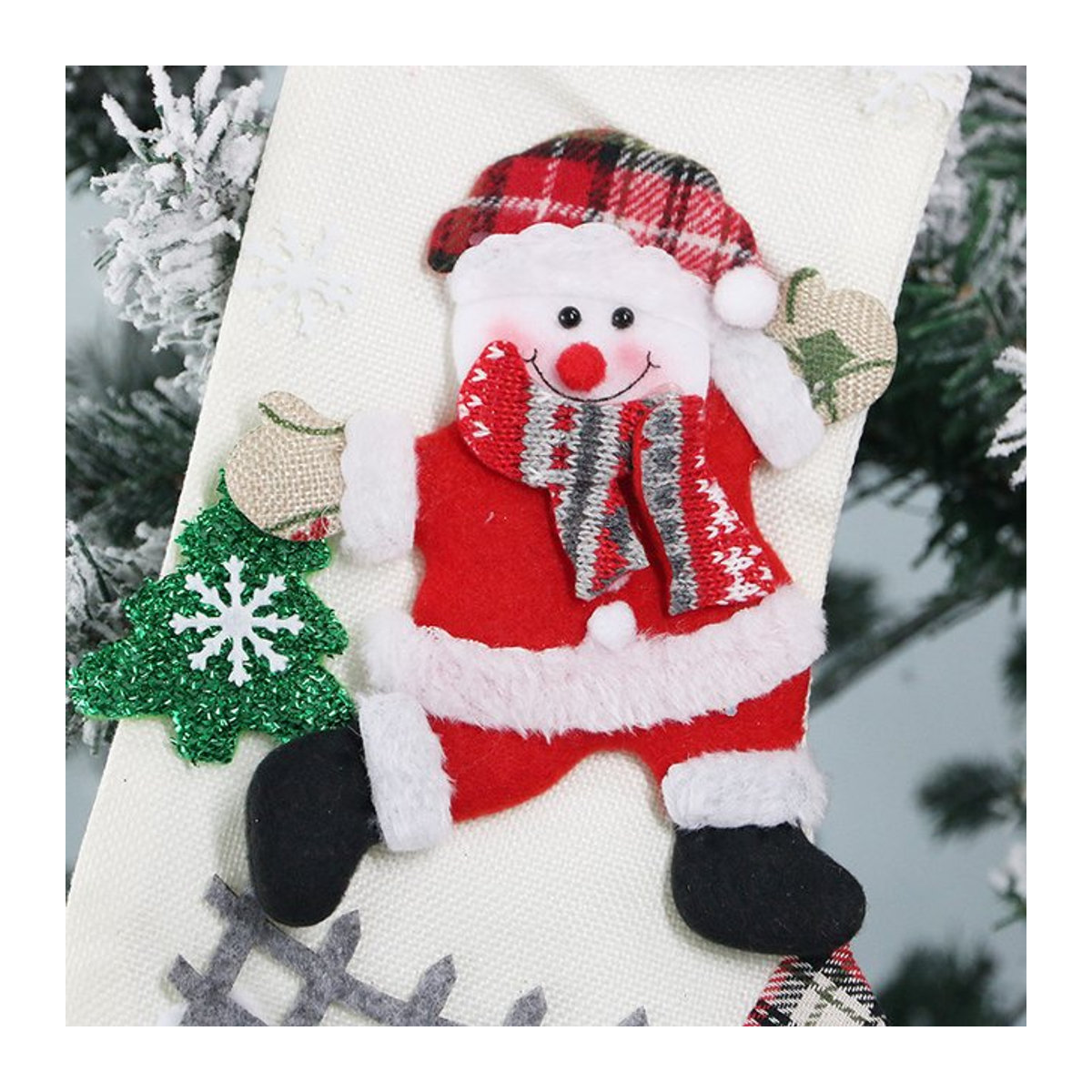 RIBBON HOUSE Weihnachtsdeko-Set mit Weihnachtssocken und Geschenktüten in Rot und Mehrfarbig - Bild 1