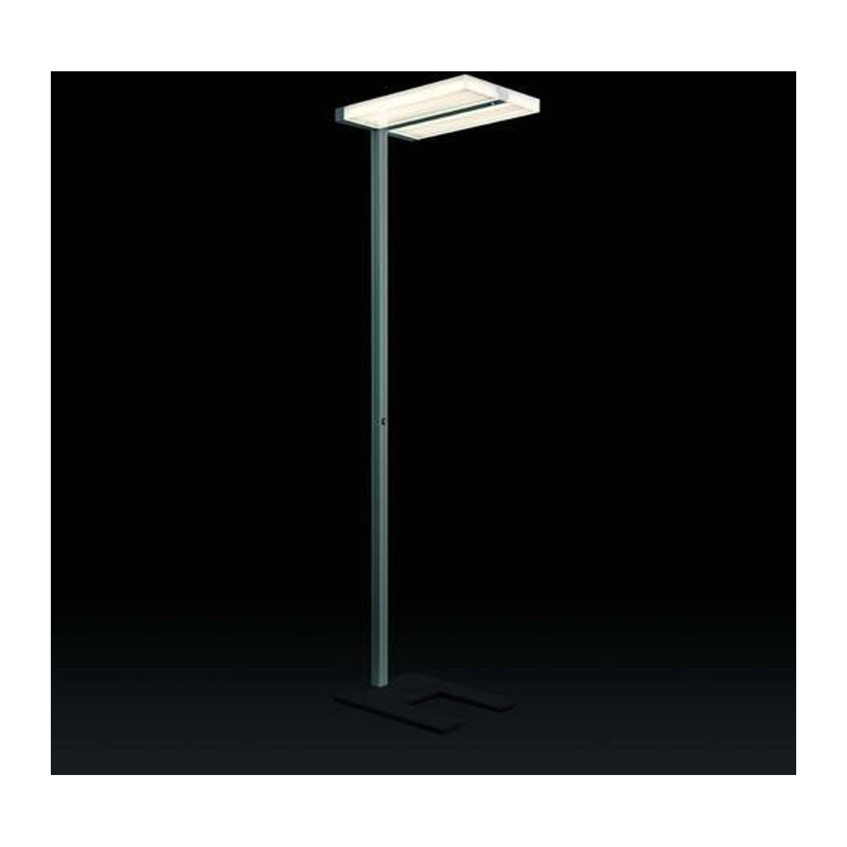 RIDI Deckenfluter LED Silber minimalistisches Design mit neutralweißem Licht - Bild 1
