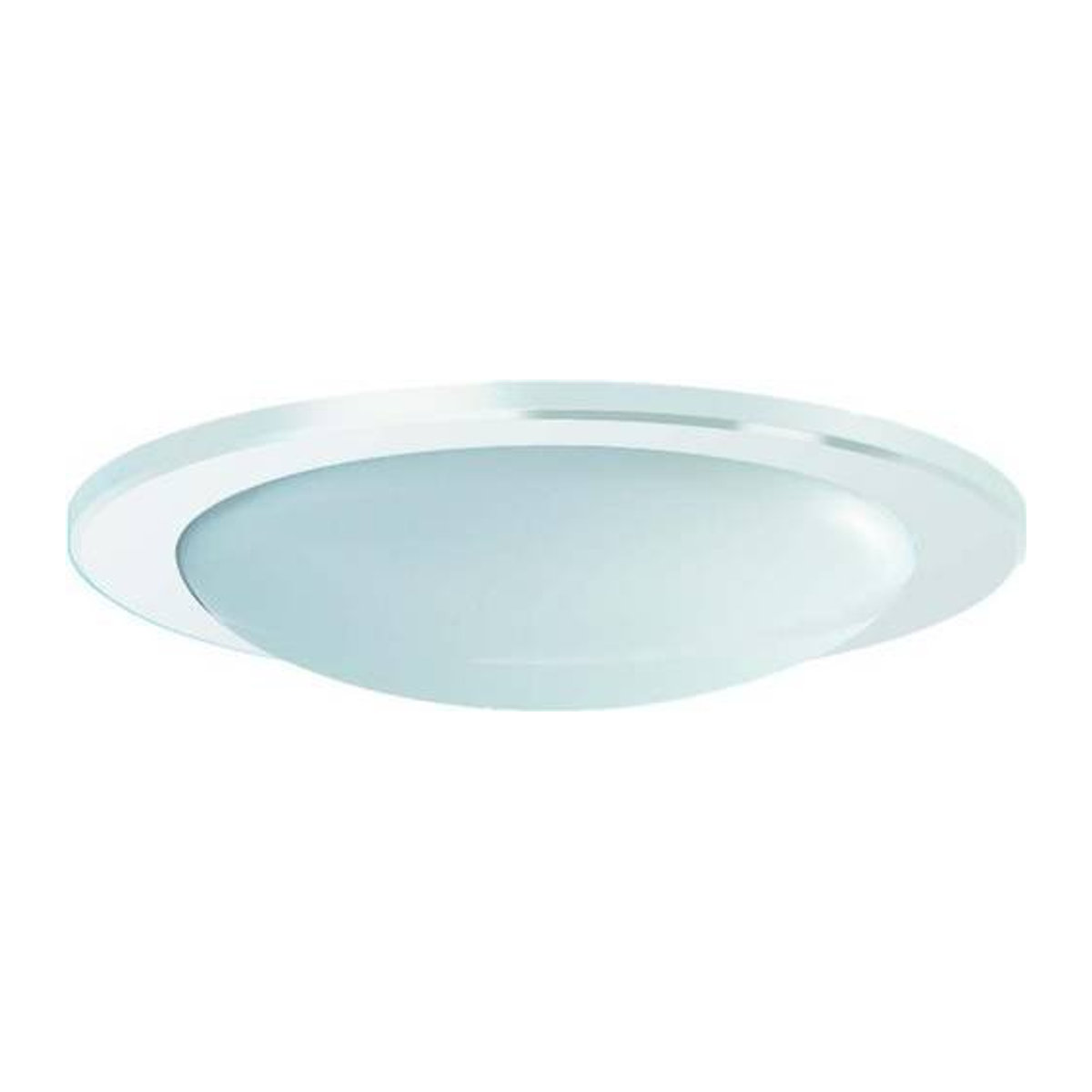 RIDI Dekorscheibe aus Glas in Weiß, rund und modern - Bild 1