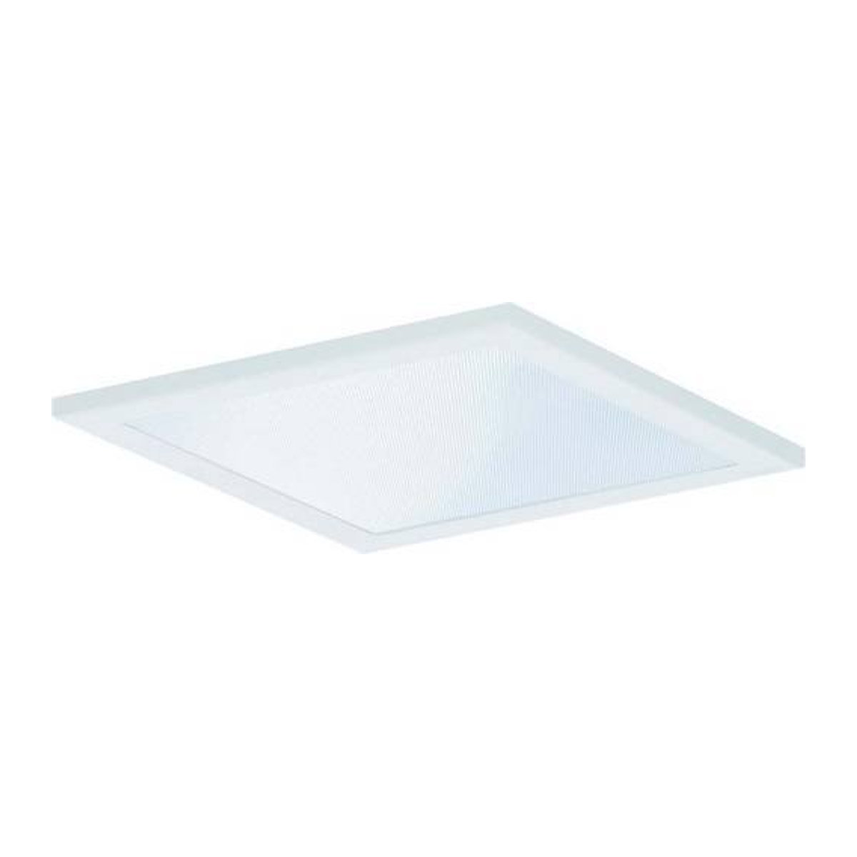 RIDI Dekorscheibe aus Glas in Weiß und Transparent mit geometrischem Prisma-Design - Bild 1