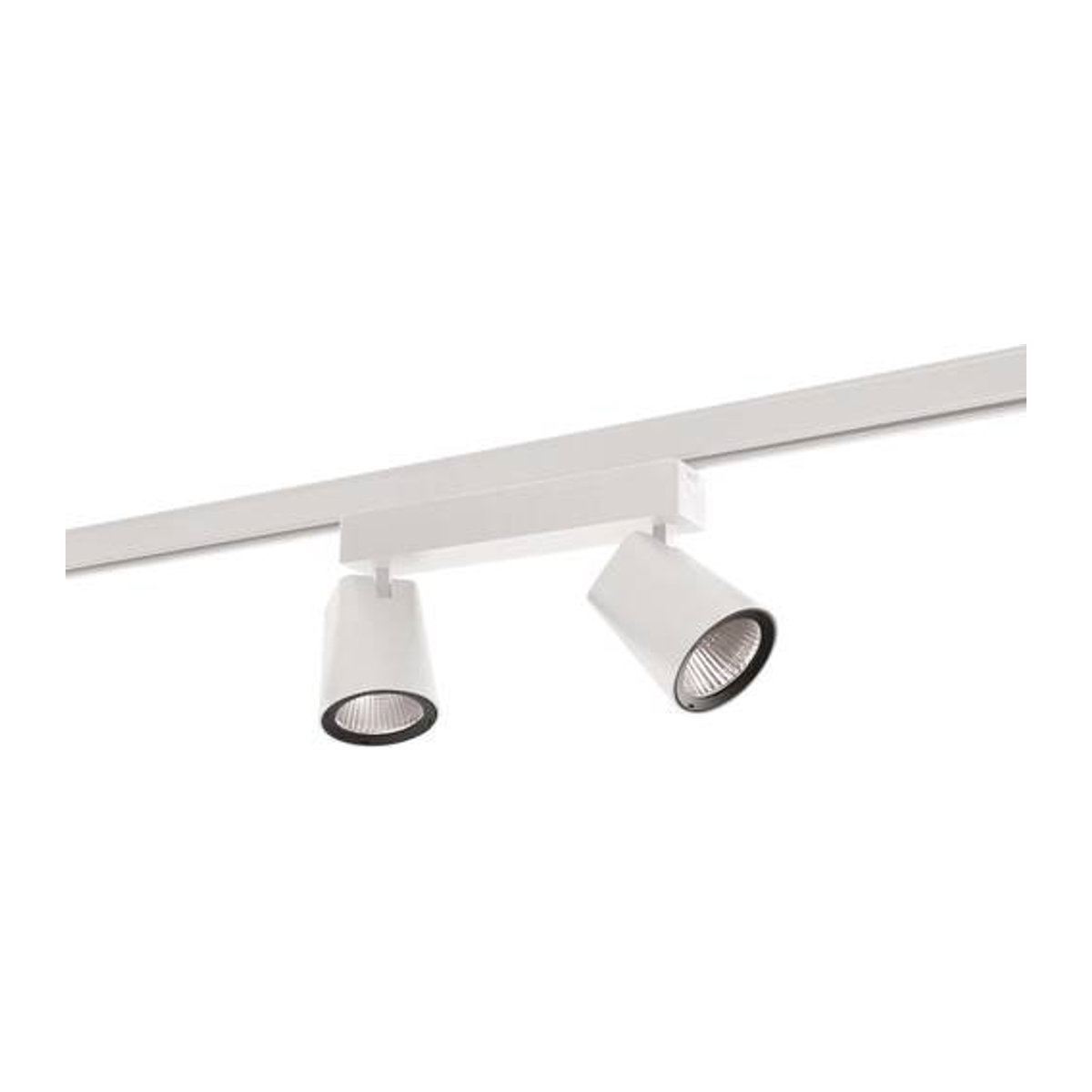 RIDI Hochvolt-Schienensystem-Leuchte LED in Weiß, warmweiß, minimalistisches Design - Bild 1