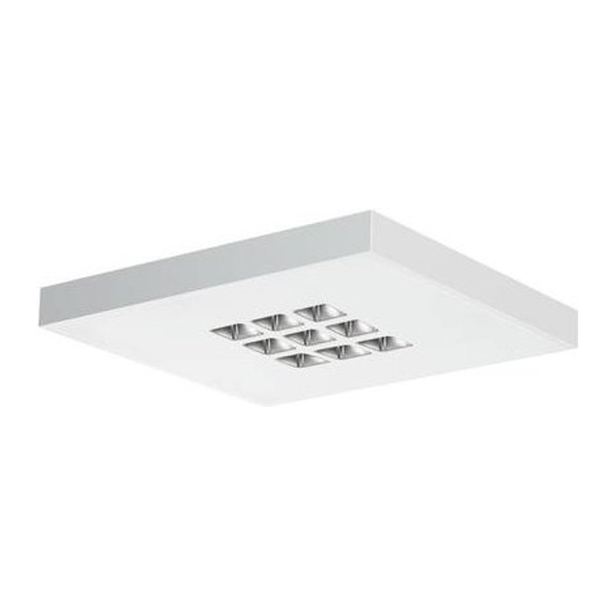 RIDI LED-Deckenleuchte in Weiß mit neutralweißem Licht und minimalistischem Design - Bild 1
