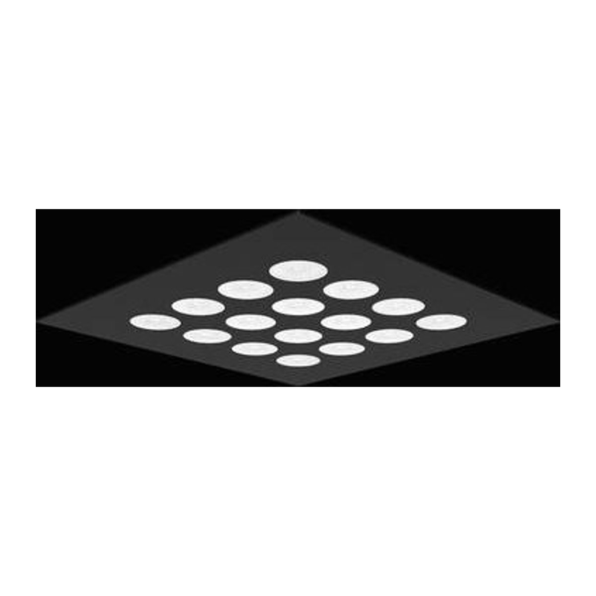 RIDI LED-Einbauleuchte SPG0320261AQ in Schwarz mit neutralweißem Licht und 34W Leistung - Bild 1