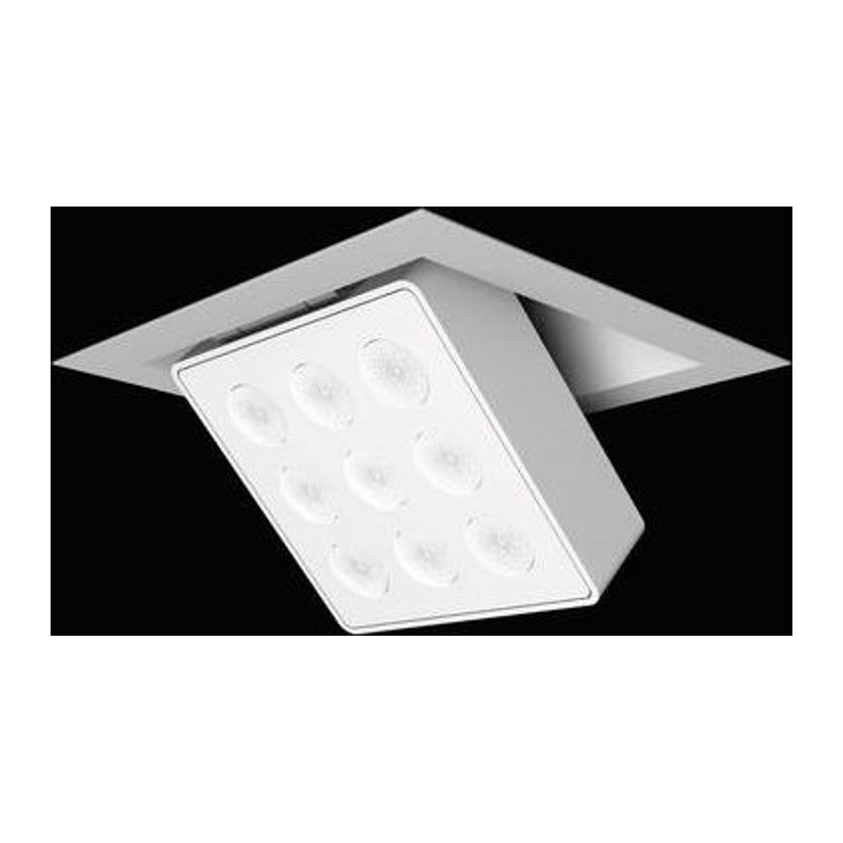 RIDI LED-Einbauleuchte SPG0330251AH in Weiß mit 27W und warmweißem Licht - Bild 1
