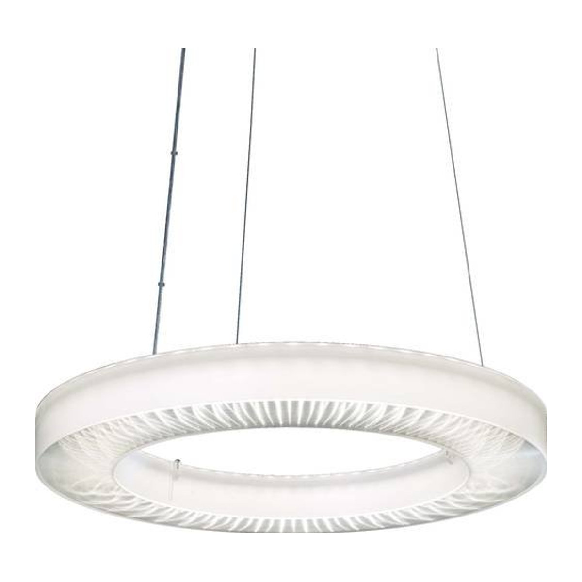 RIDI LED-Pendelleuchte in Weiß mit neutralweißem Licht für ein modernes Ambiente - Bild 1