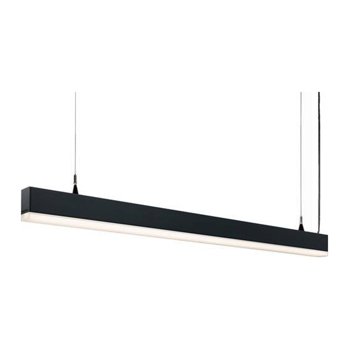 RIDI LED-Pendelleuchte Schwarz Minimalistisch mit Neutralweiß - Bild 1