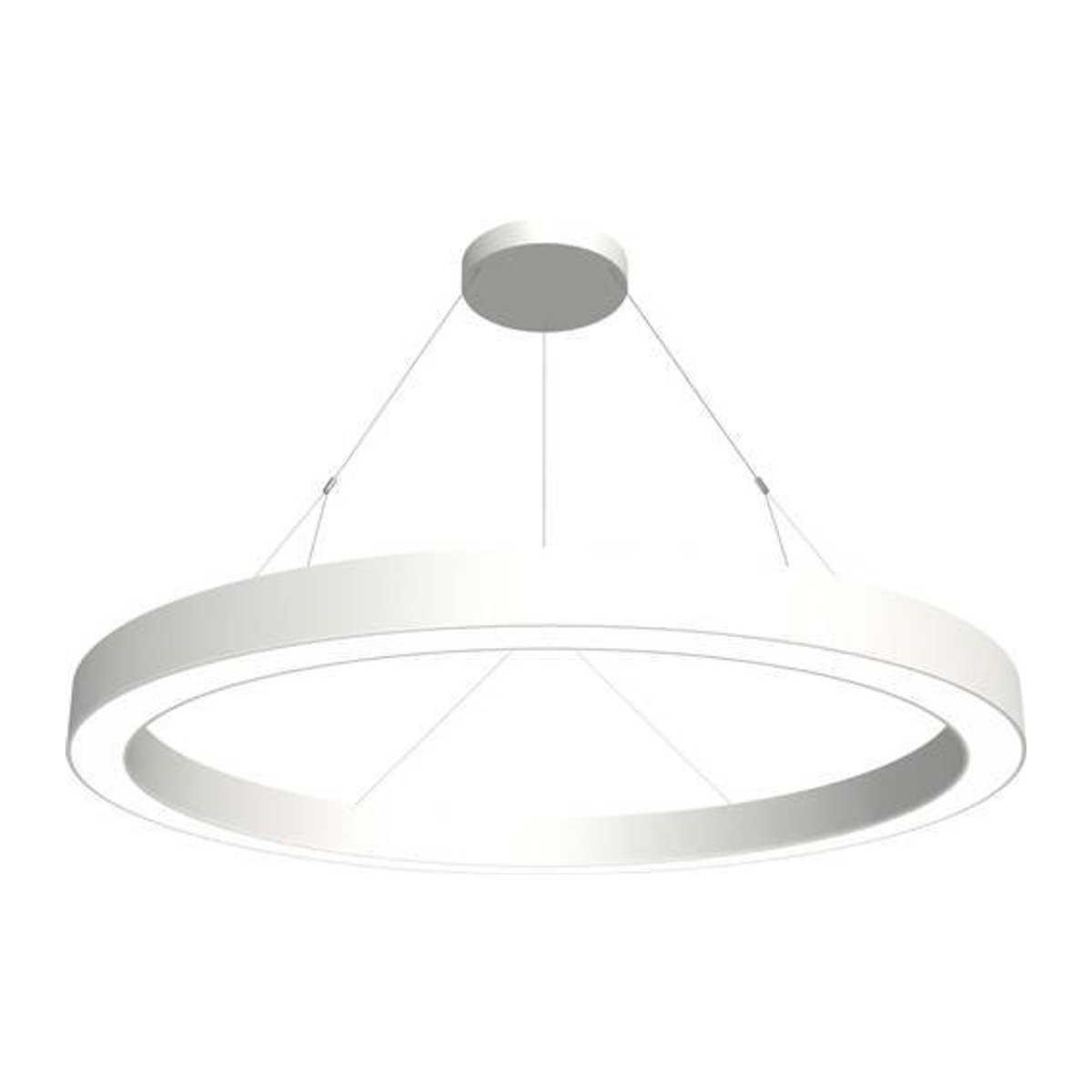 RIDI LED-Pendelleuchte SPC0620053 in Weiß mit neutralweißem Licht und minimalistischem Design - Bild 1