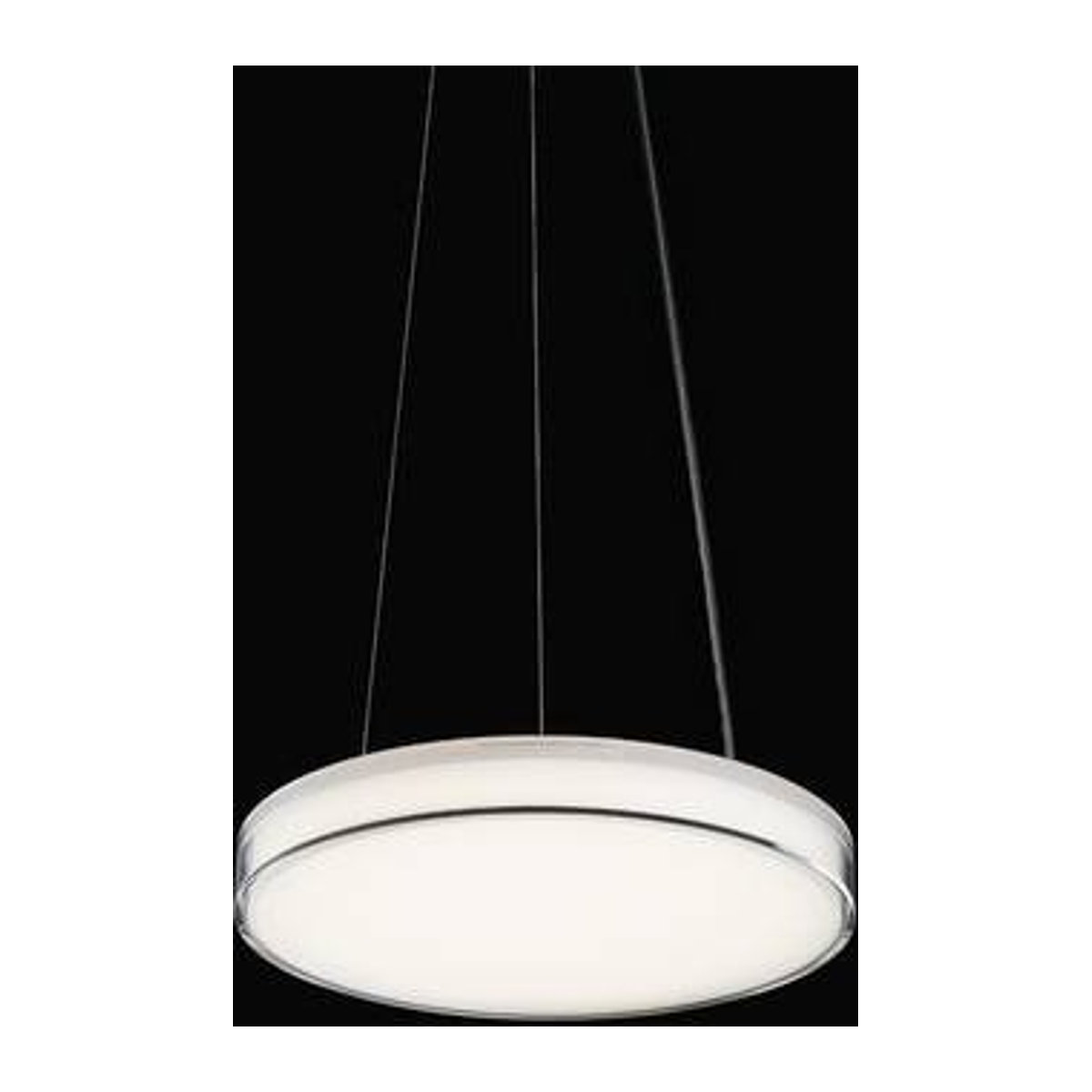 RIDI LED-Pendelleuchte SPG0630202AH in Weiß, minimalistisches Design, warmweißes Licht - Bild 1