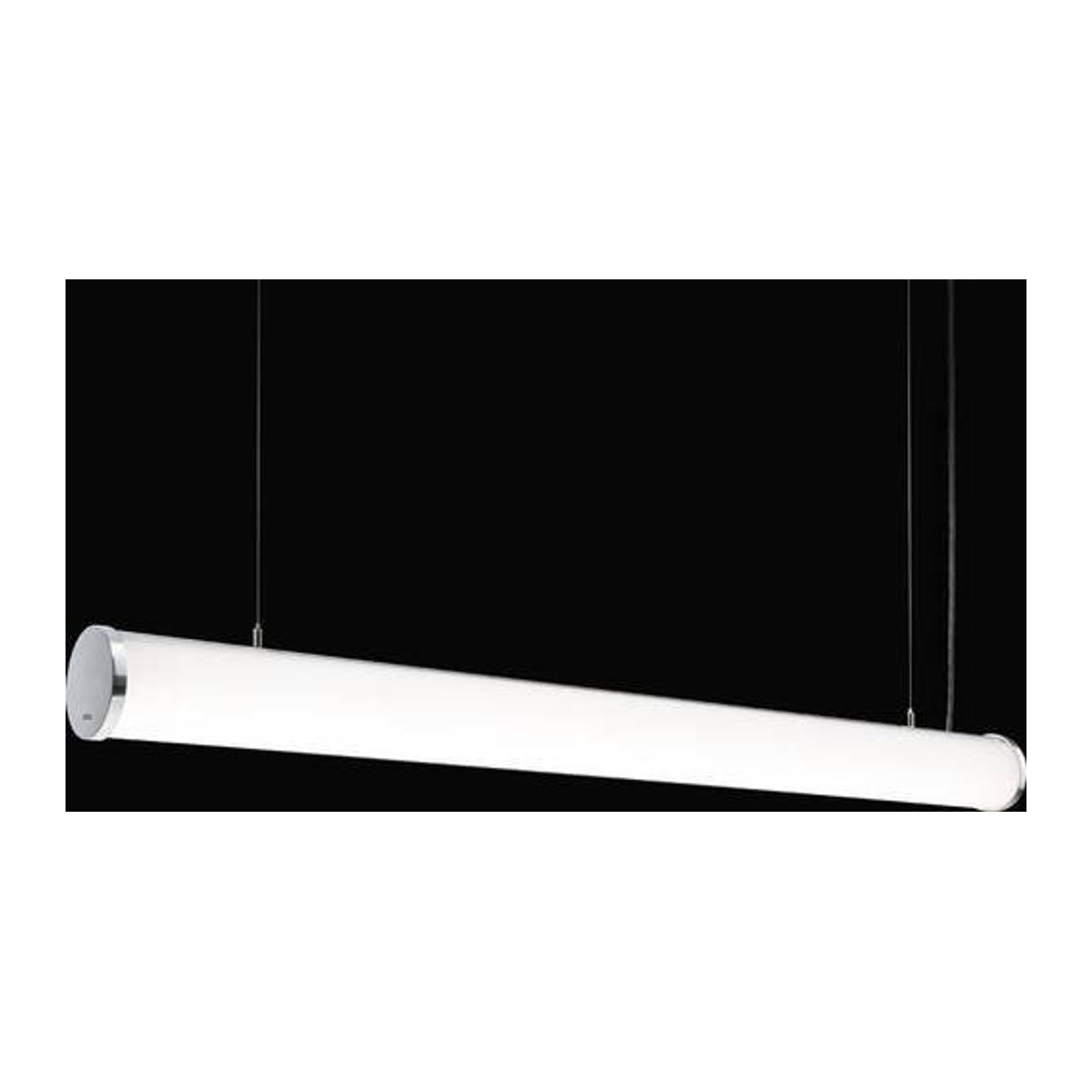 RIDI LED-Pendelleuchte SPG0630254BB in Chrom und Weiß, warmweiß, minimalistisches Design - Bild 1