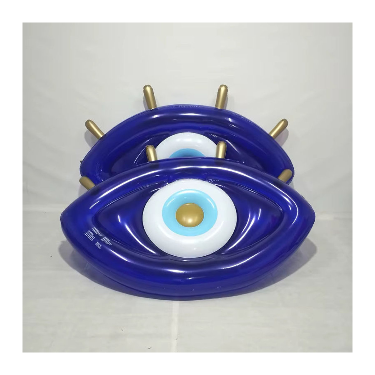 Riesige aufblasbare Augapfel Pool Float Liege im griechischen Auge Design als Schwimmmatratze für Strand und Pool - Bild 3
