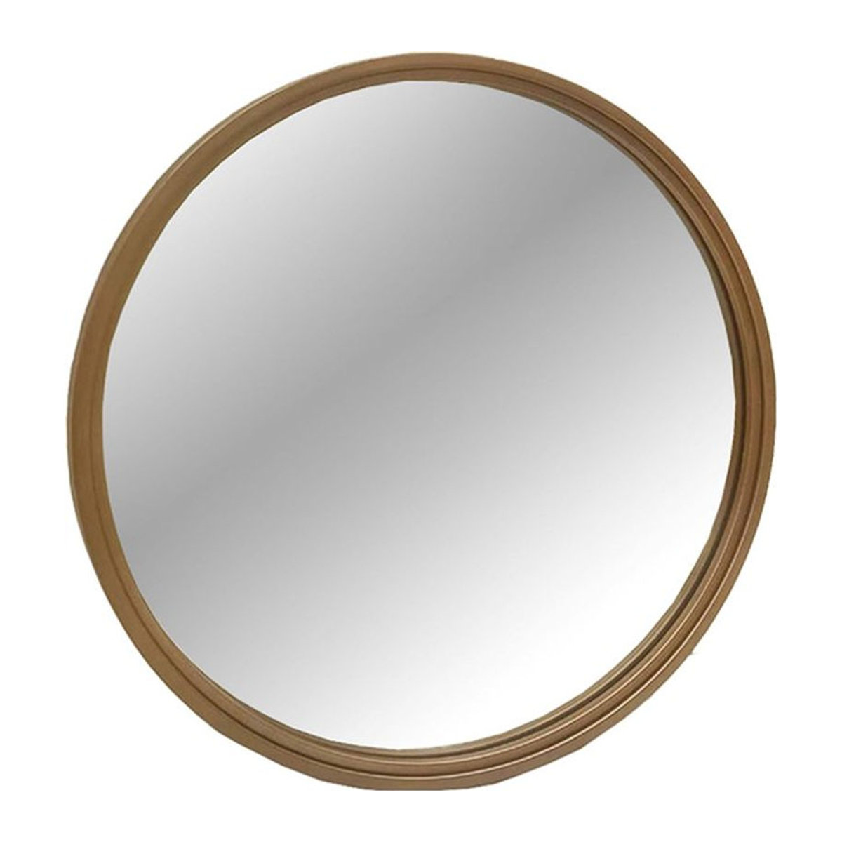 riess-ambiente Wandspiegel PORTRAIT Rund Gold Metall Durchmesser: 80 cm - Bild 1