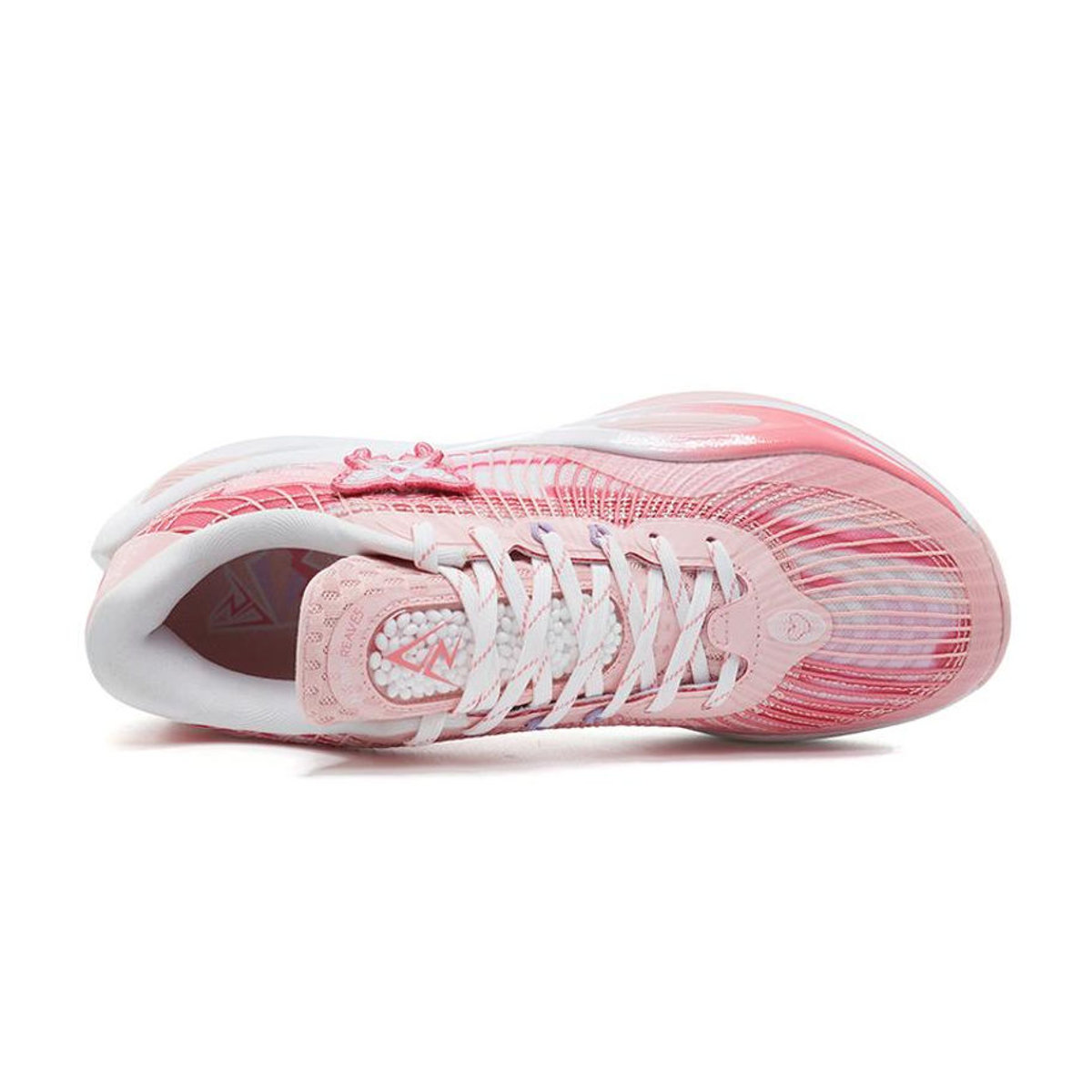 Rigorer Unisex Sneaker AR1 in Rosa und Weiß mit abstraktem Design - Bild 2
