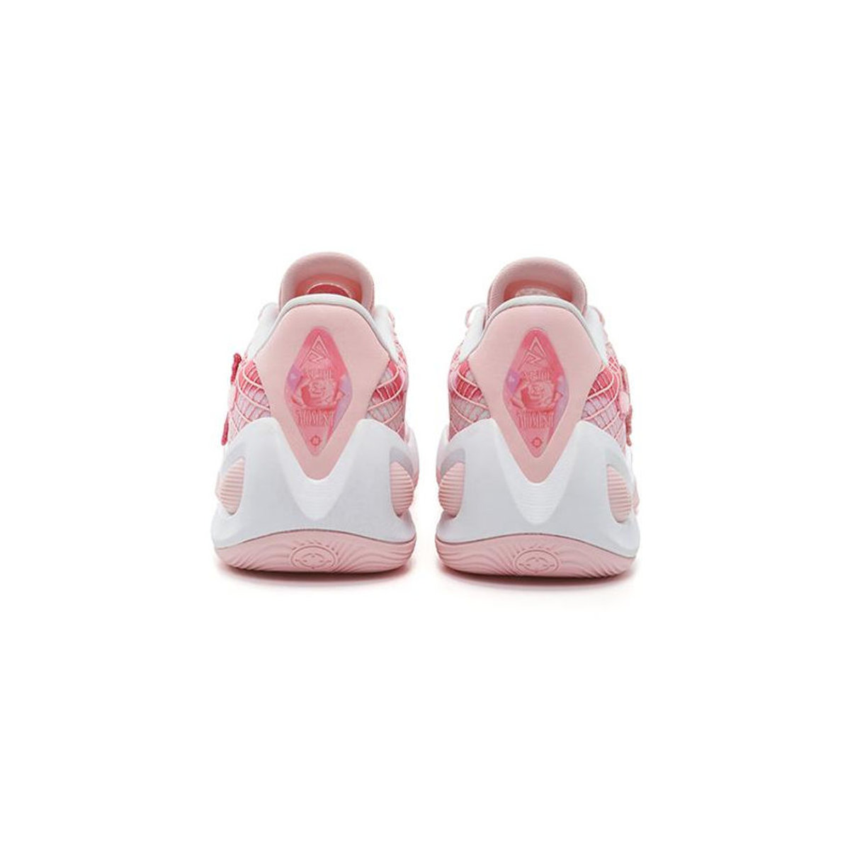 Rigorer Unisex Sneaker AR1 in Rosa und Weiß mit abstraktem Design - Bild 3