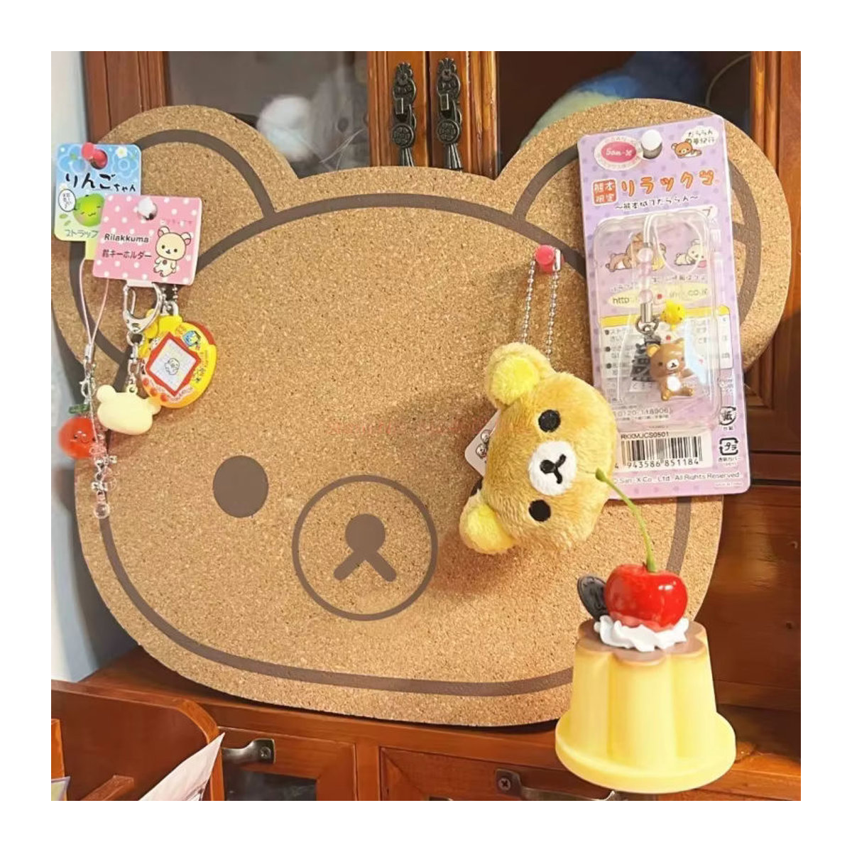 Rilakkuma Filztafel in Braun als Wanddekoration mit Tier-Motiv - Bild 4