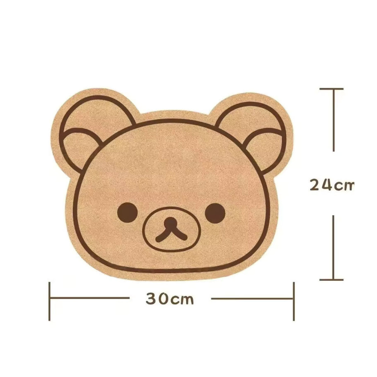 Rilakkuma Filztafel in Braun als Wanddekoration mit Tier-Motiv - Bild 5