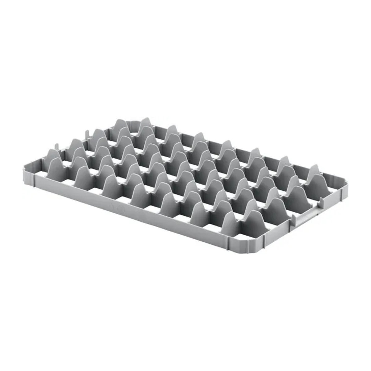 Ringoplast Fachwerkeinsatz Komfort aus Kunststoff, Farbe Grau, B/T/H: 60 x 40 x 6,2 cm, Durchmesser oben: 6,7 cm - Bild 1