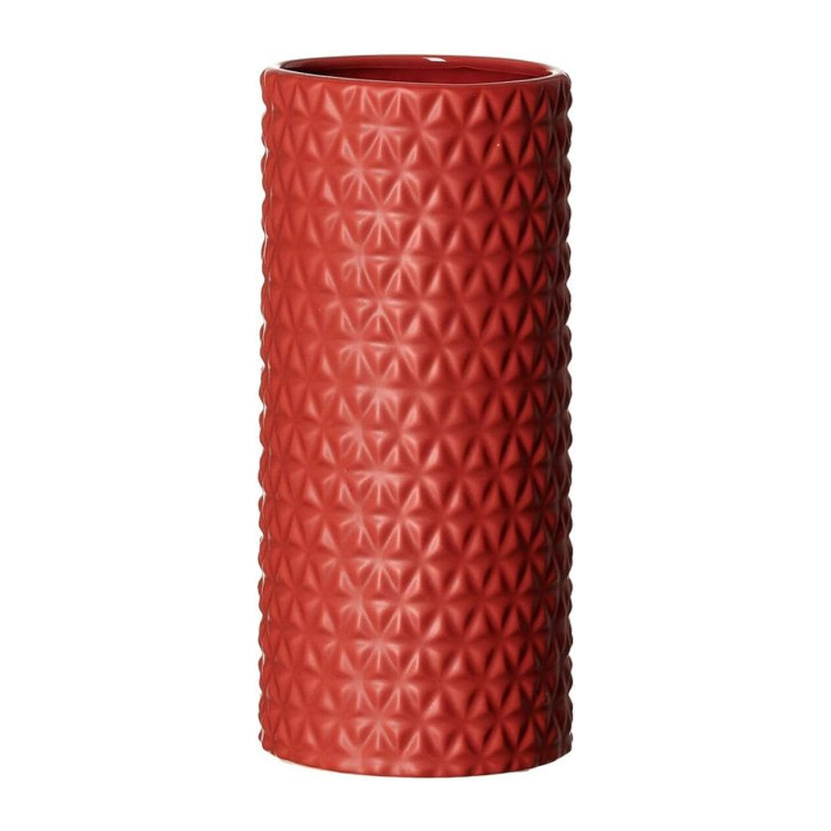 Ritzenhoff & Breker Keramikvase Raute in Rot, modern und geometrisch, Höhe: 25 cm - Bild 1