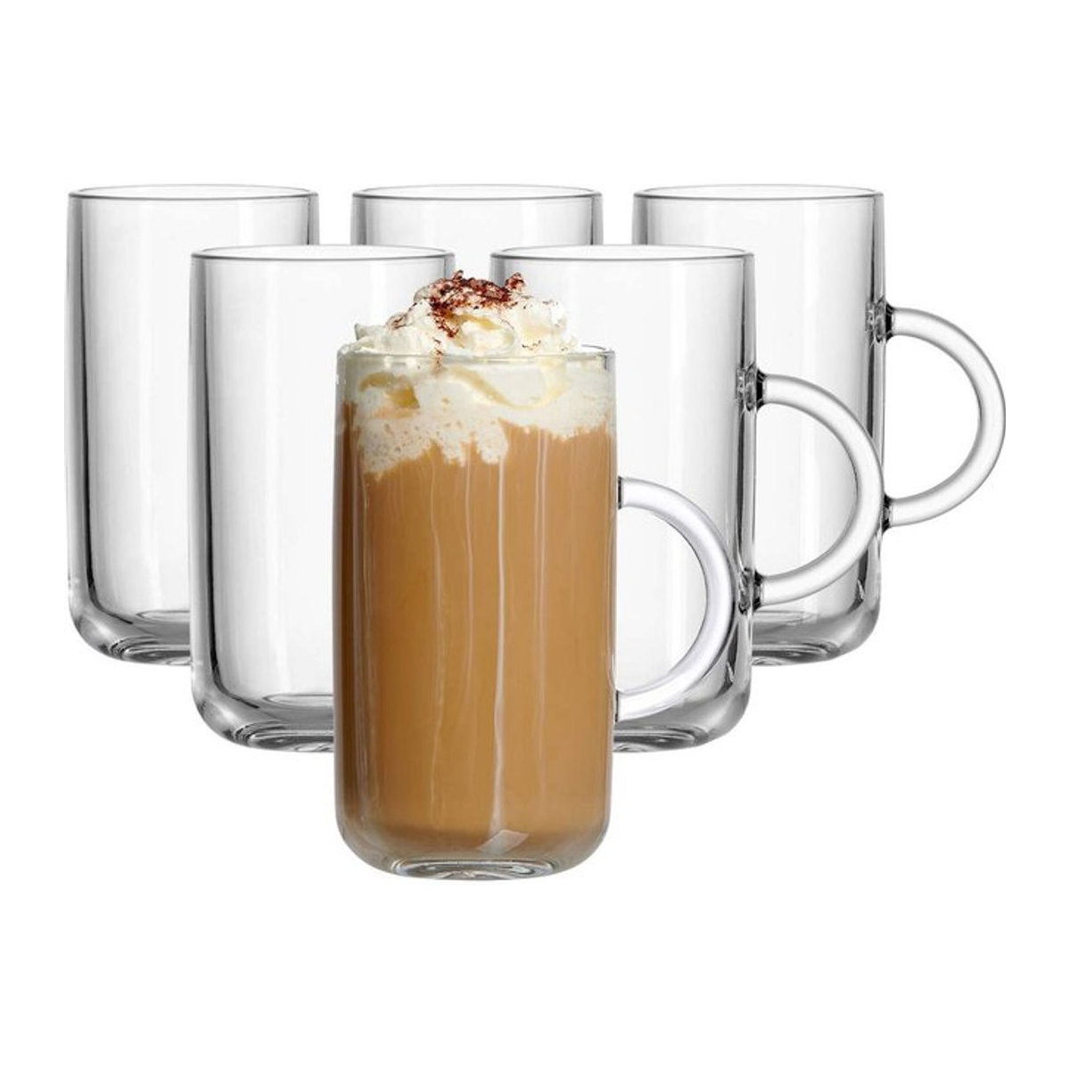 Ritzenhoff & Breker Marco Latte Macchiato und Glühwein Gläser, 6er Set, transparent, 270 ml - Bild 1