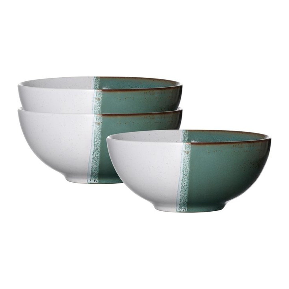 Ritzenhoff & Breker Poke Bowlschalen Tonala 3er Set aus Keramik mehrfarbig Durchmesser: 17,5 cm - Bild 1