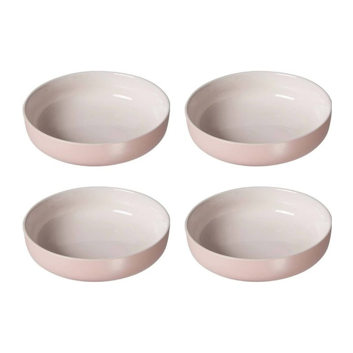 Ritzenhoff & Breker Schalen Jasper Keramik Rosa 4er Set Durchmesser: 19 cm - Bild 1
