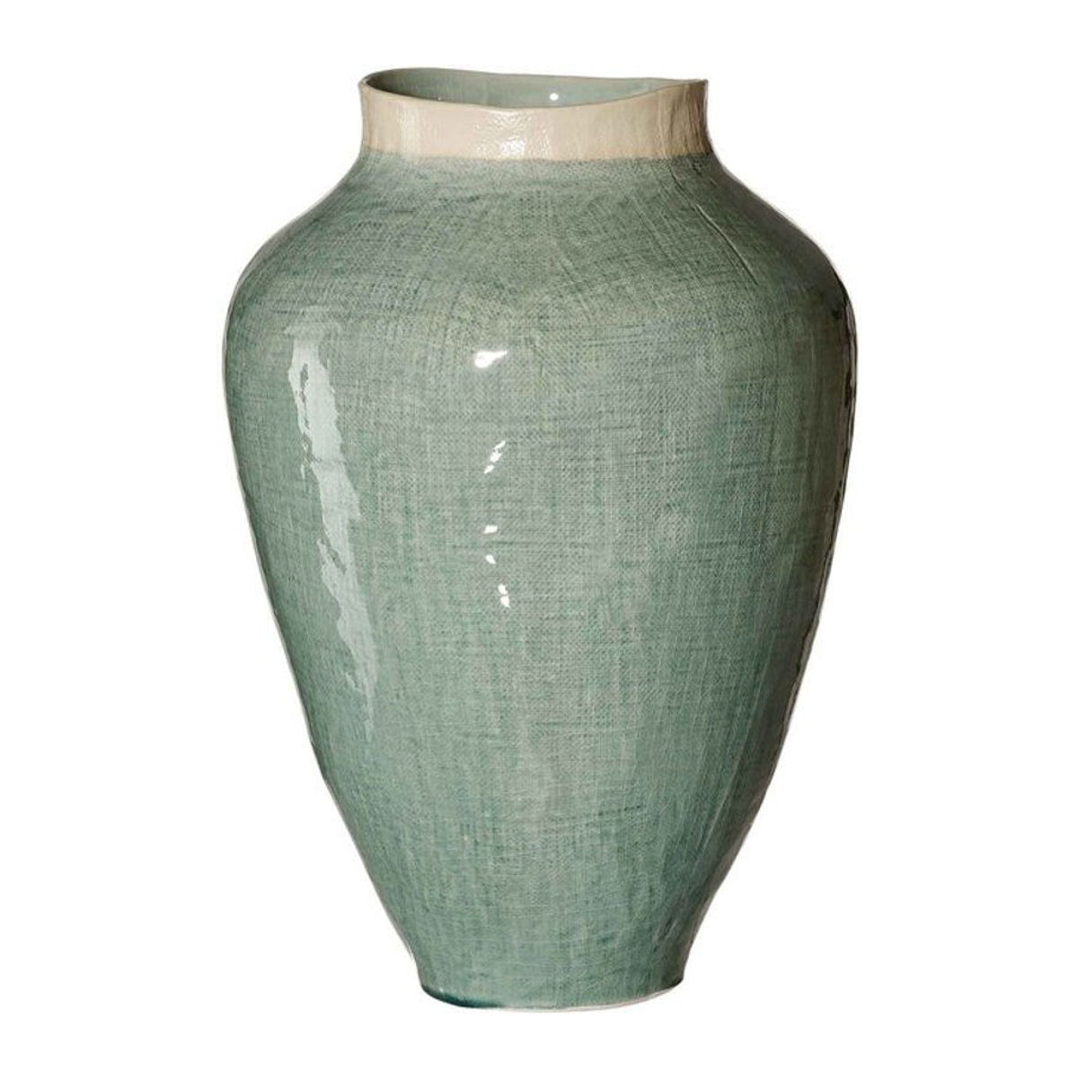 Ritzenhoff & Breker Vase Lucca in Grün, amphorenförmige Keramikvase für Schnittblumen, Höhe: 41 cm - Bild 1