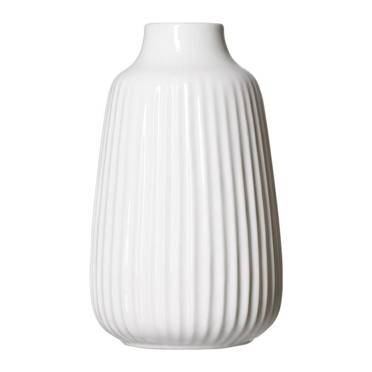 Ritzenhoff & Breker Vase Sanremo aus Keramik in Weiß für Schnittblumen, Höhe: 24 cm - Bild 1