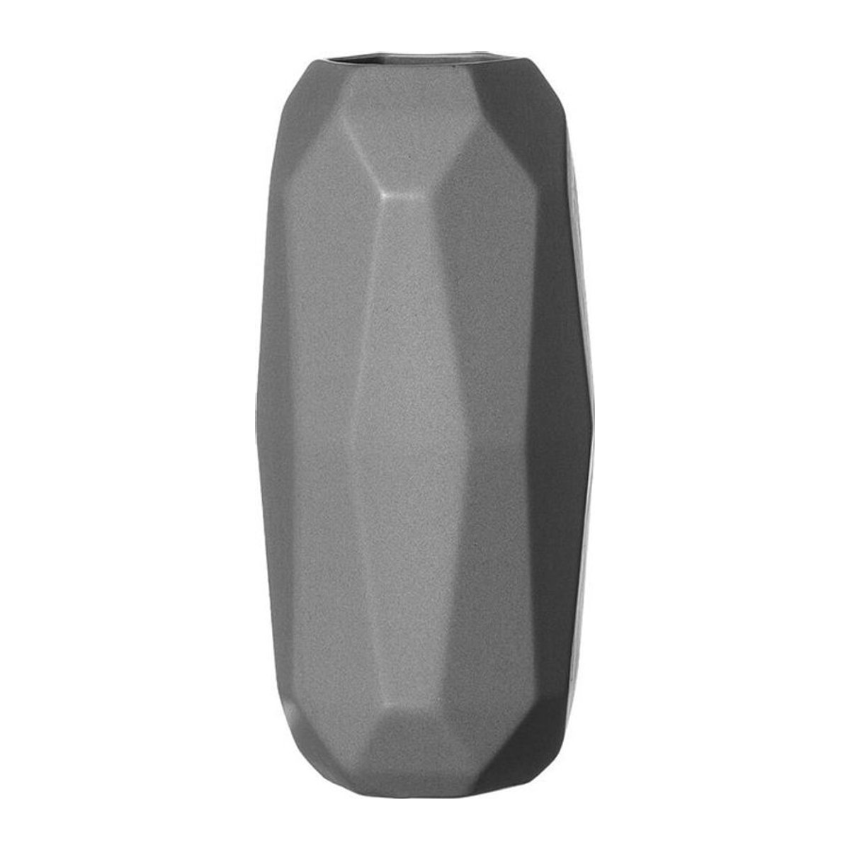 Ritzenhoff & Breker Vase Terni aus Keramik in Grau, modern und geometrisch, Höhe: 25 cm - Bild 1