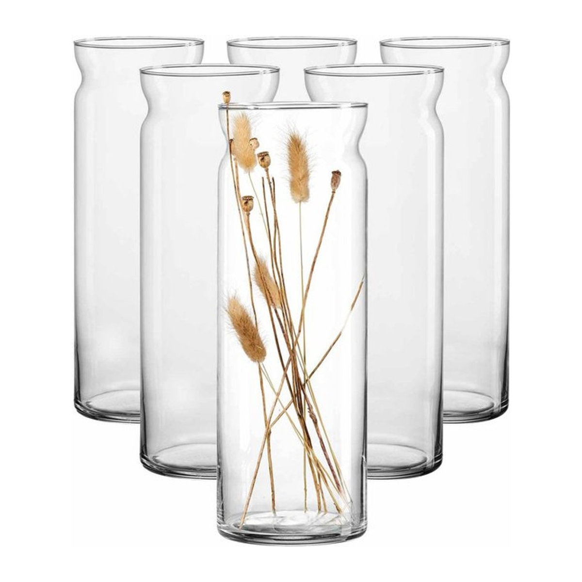 Ritzenhoff & Breker Vasen Dalia aus Glas, transparent, 6er Set, Höhe: 35 cm - Bild 1