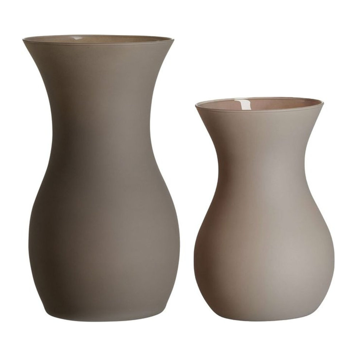 Ritzenhoff & Breker Vasen-Set Annalena 2er Set aus Glas und Keramik in Beige, bauchig und minimalistisch im Uni-Design - Bild 1