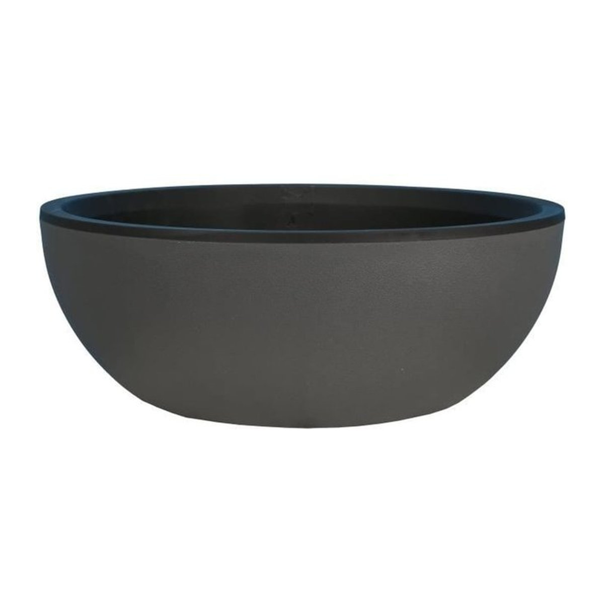 RIVIERA Blumentopf Übertopf Granit Grau, Durchmesser: 40 cm, Höhe: 15 cm - Bild 1