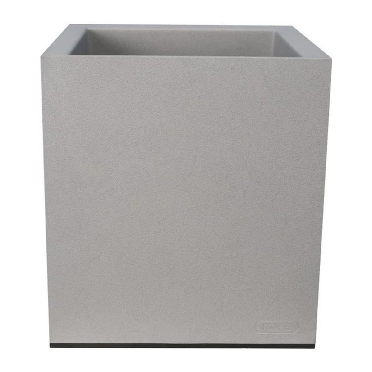 RIVIERA Granitbehälter für Topfpflanzen in Grau, B/T/H: 40 x 40 x 40 cm - Bild 1