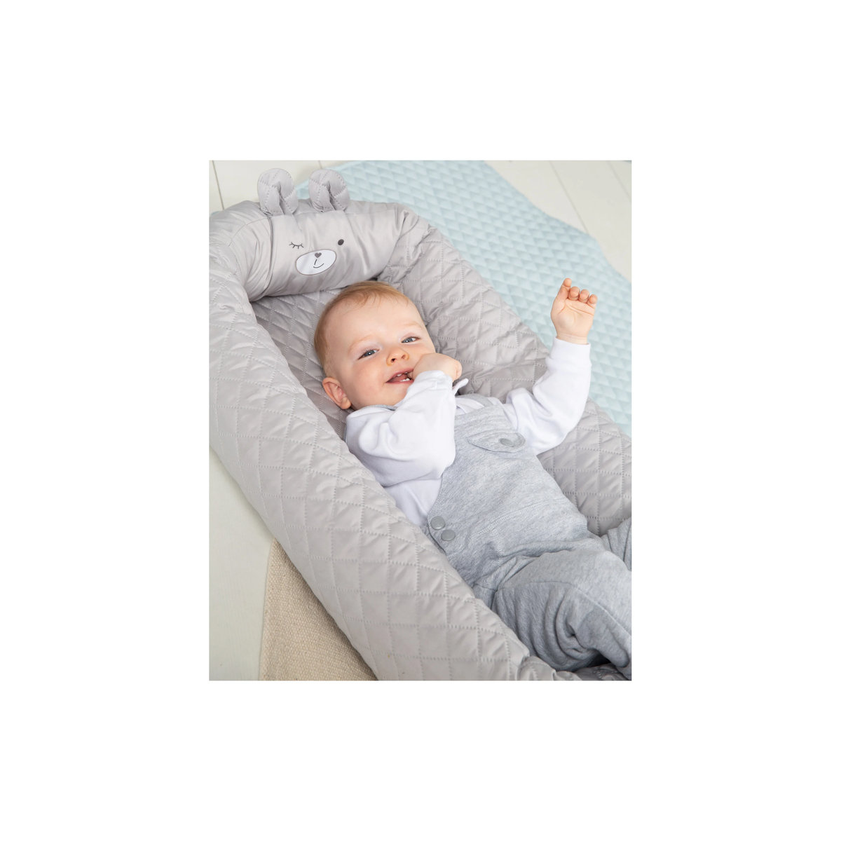 Roba Babylounge Style in Grau aus Mikrofaser - Bild 2