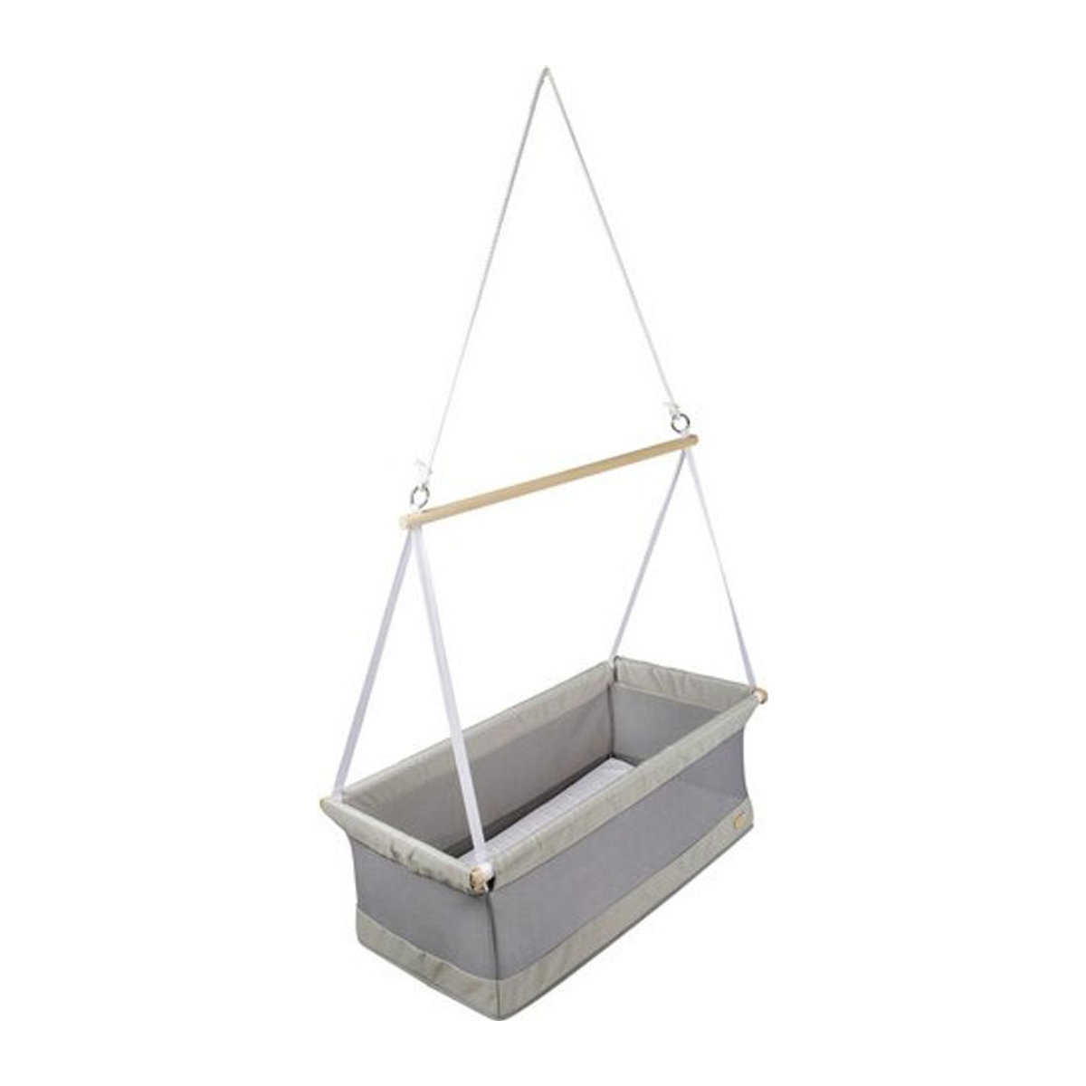 roba Hängebettchen Safe Asleep aus Holz in Grau, B/L: 48,5 x 91,5 cm - Bild 3