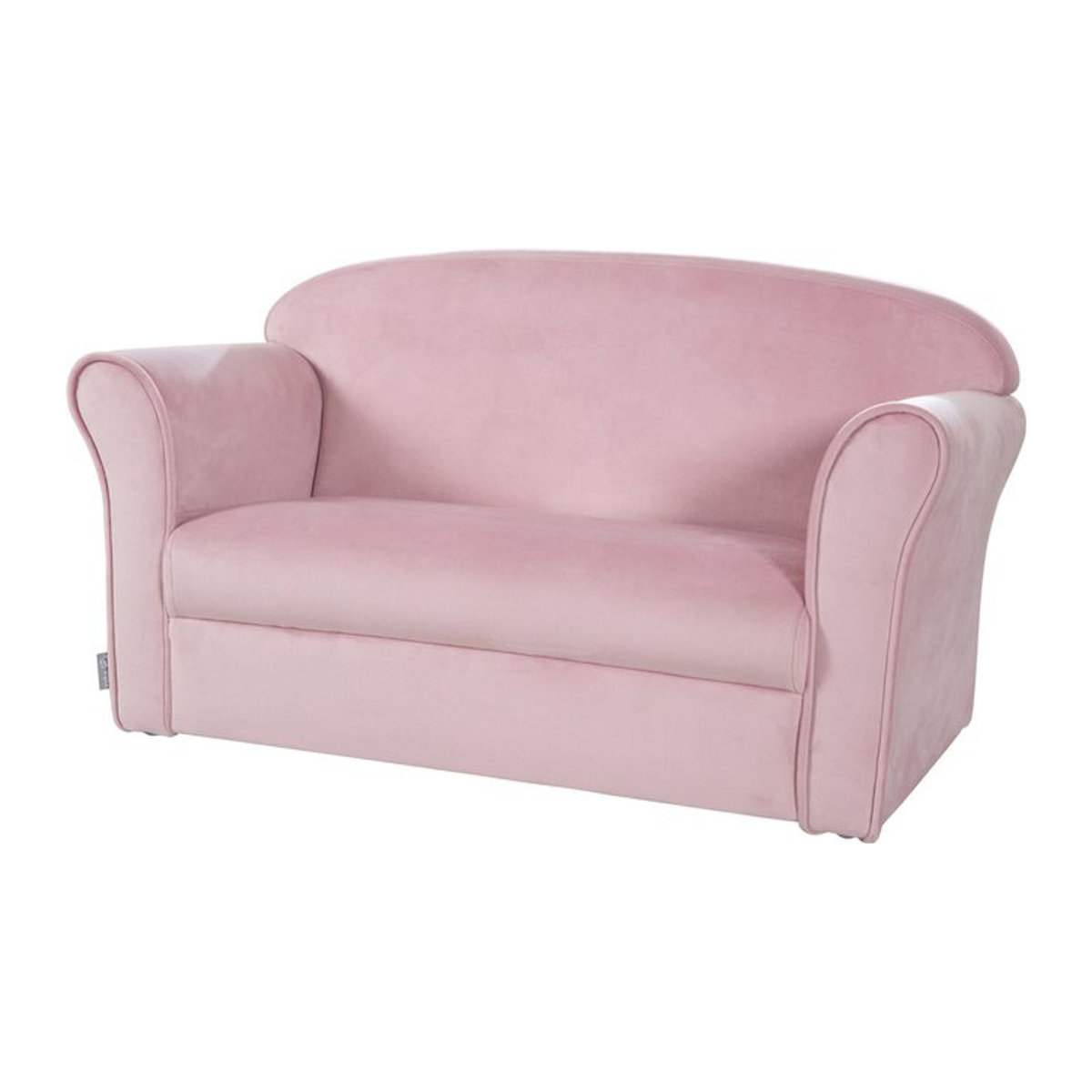 roba Kindersofa 2-Sitzer mit Armlehnen in Rosa/Lila, B/H/T: 78 x 39 x 43 cm - Bild 1