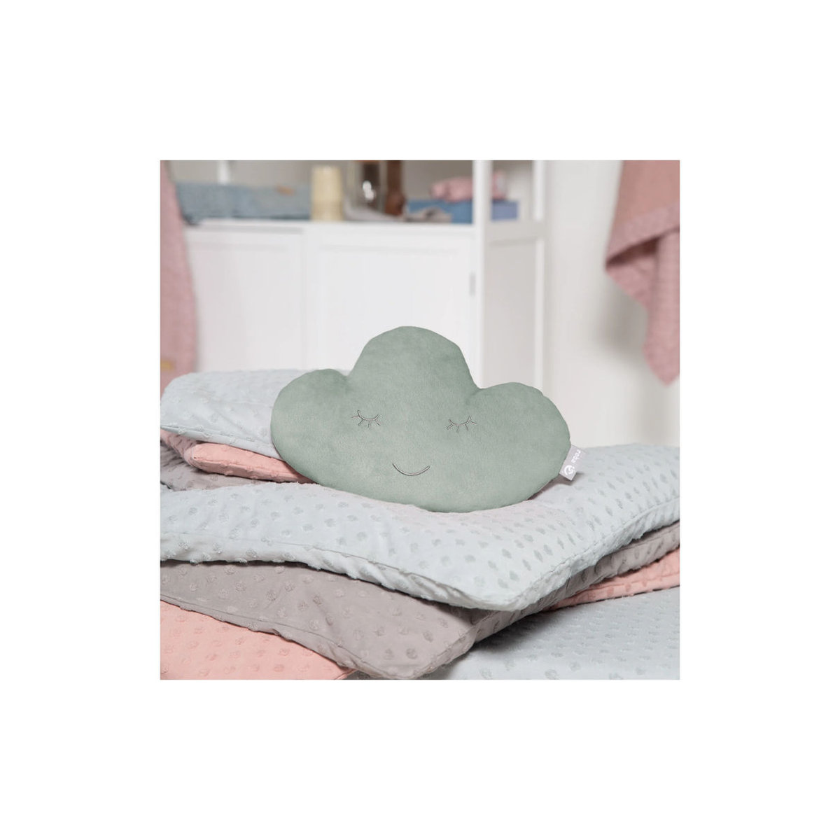 Roba Kuschel- und Dekokissen im Design Wolke in Frosty Green - Bild 5