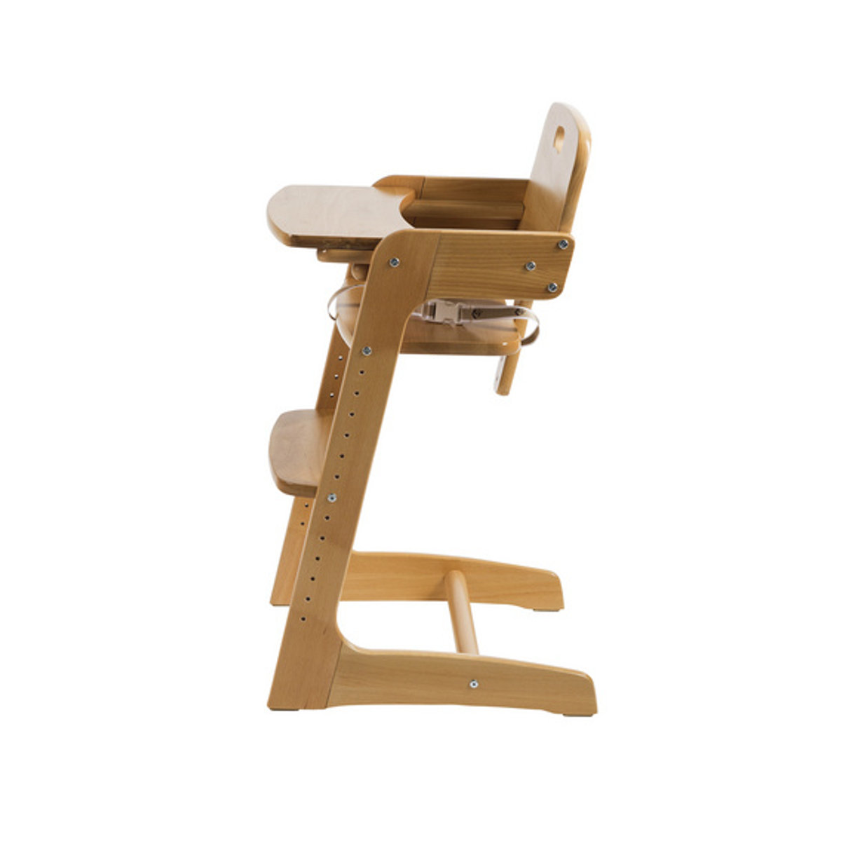 Roba Treppenhochstuhl Kid Up aus Buche Massivholz in Beige, B/H/T: 45 x 87,5 x 54 cm - Bild 2