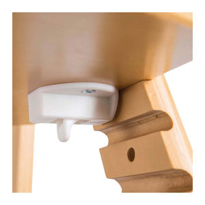 Roba Treppenhochstuhl Sit Up CLICK aus Holz in Beige, B/H/T: 44,5 x 80 x 54 cm