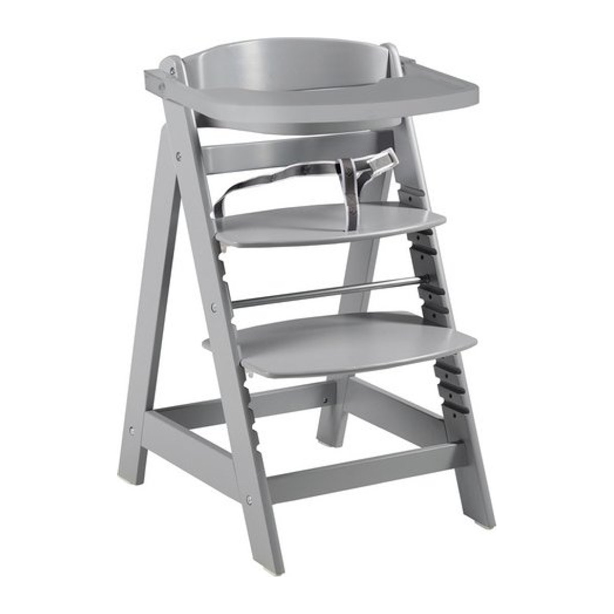 Roba Treppenhochstuhl Sit up Click & Fun mit Essbrett in Grau/Taupe, B/T/H: 50 x 54 x 80 cm - Bild 3